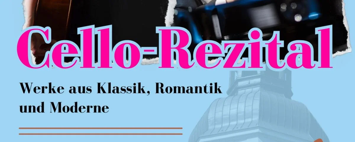 Plakat Cello-Rezital