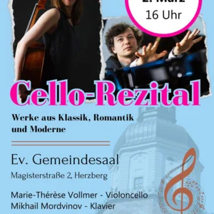 2025-03-02 Cello-Rezital  Foto: privat