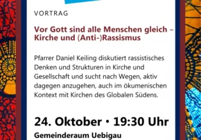 Plakat Vor Gott sind alle Menschen gleich – Kirche und (Anti-)Rassismus