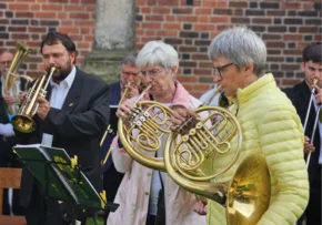 Der Kreisposaunenchor wird am 01. September in Schlieben zu hören sein. | Foto: S. Bugai